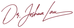 Dr. Joshua Lau's signature