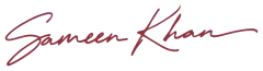 Sameen Khan, PBM's signature